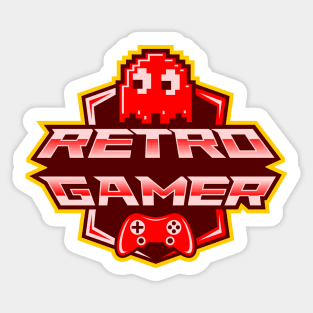 Retro ghost Sticker